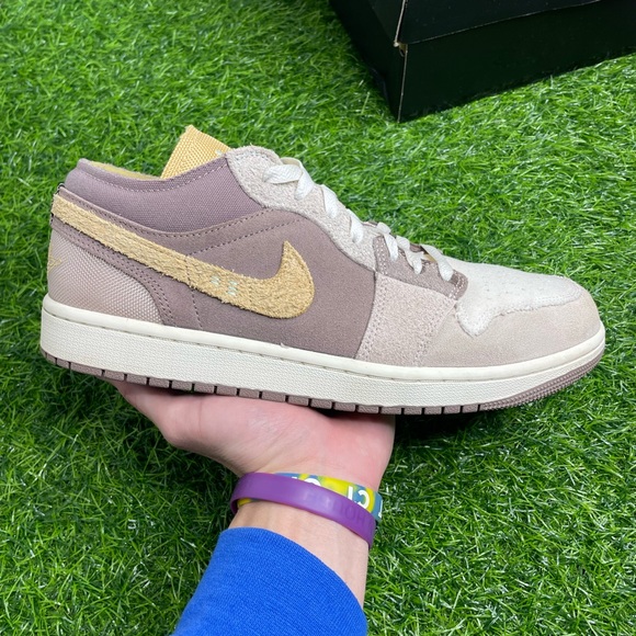 Jordan Other - Air Jordan 1 Low SE Craft Taupe Haze Men's Size 9.5 (LIGHTLY WORN WITH BOX)